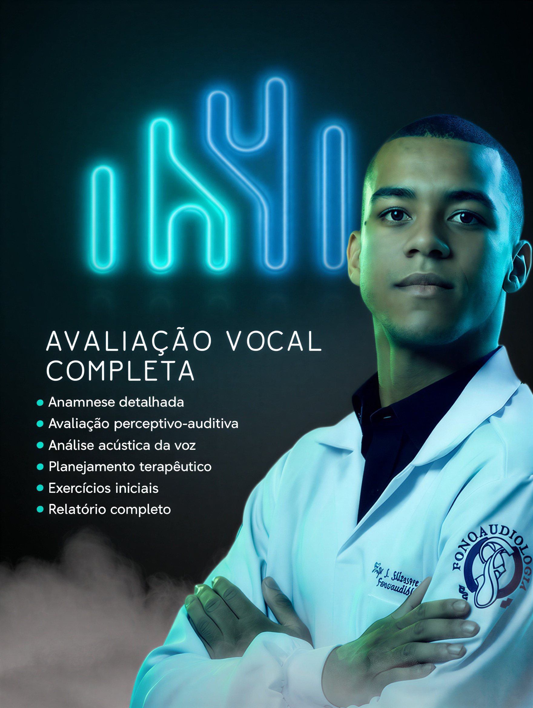 Avaliação acústica vocal Voxmetria Anápolis